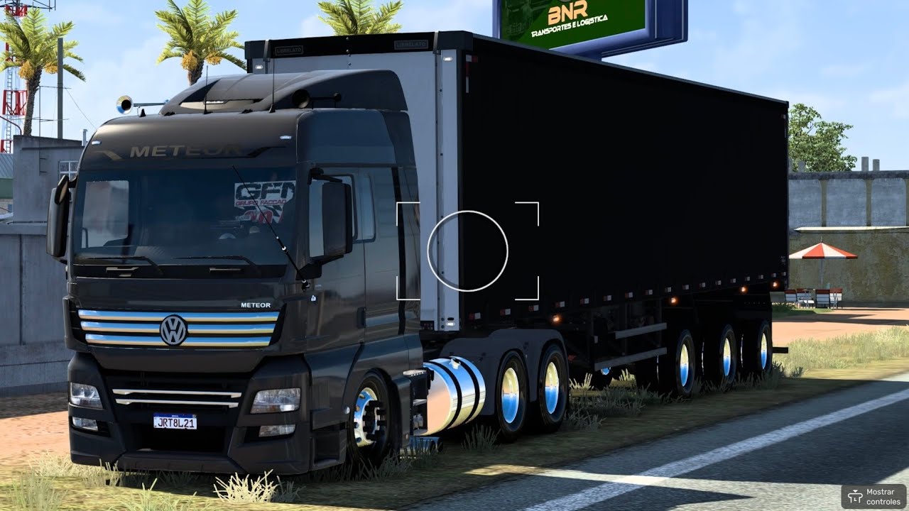 METEOR NO SIDER,MUITA PRESSÃO-ETS2 1.57 NO ANDROID!!!!