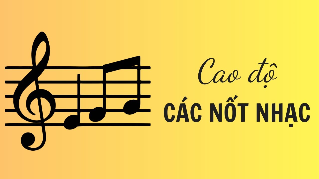 Nhạc lý Cơ bản học Kalimba: Cao độ các nốt nhạc