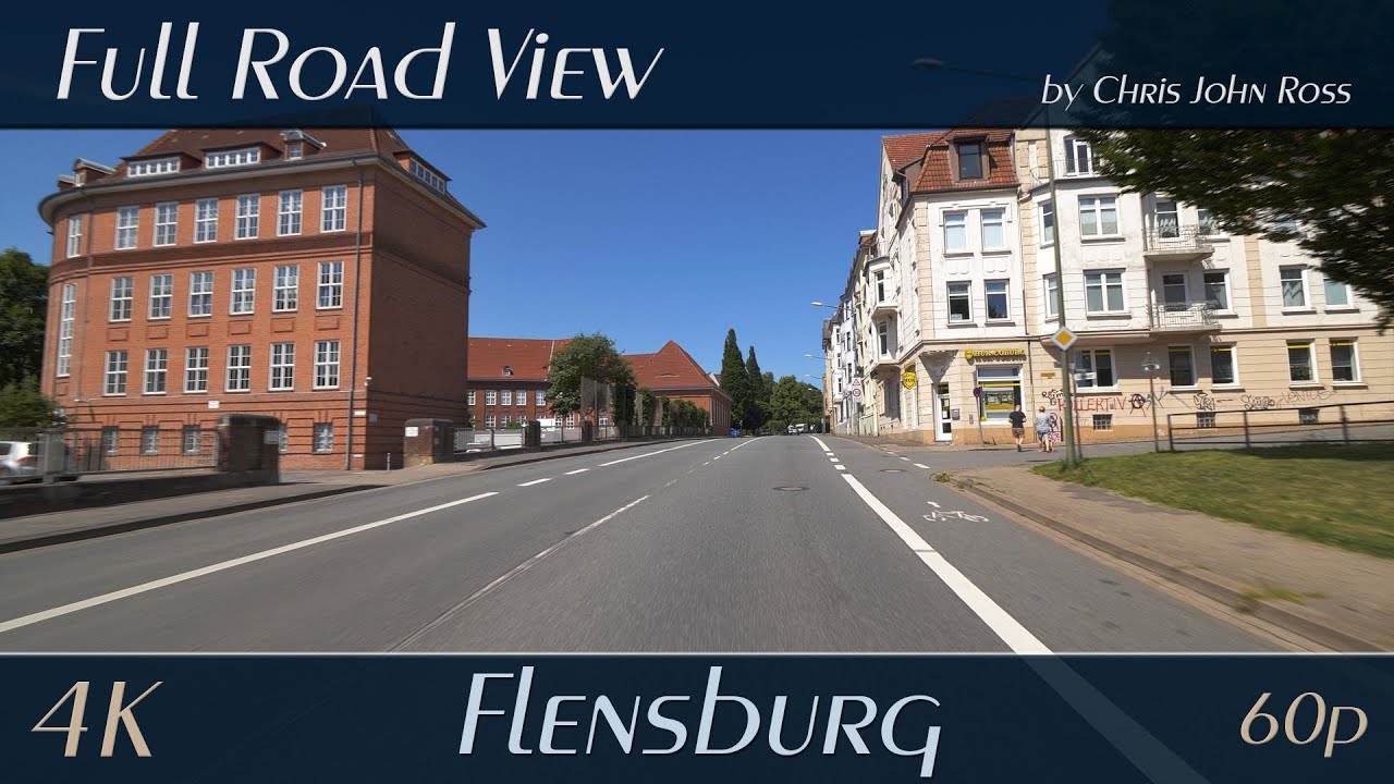Flensburg, Germany: Altstadt - Jürgensby - Fruerlund - Mürwik - 4K (2160p/60p) Ultra HD