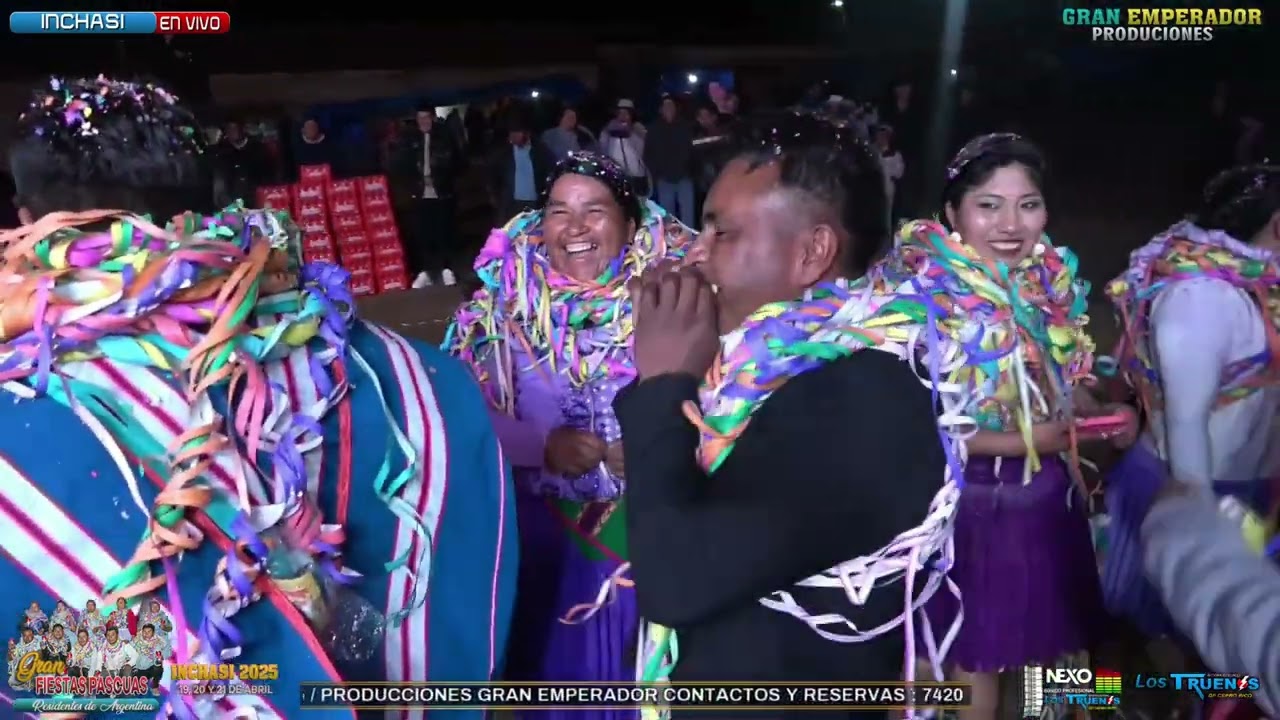Grupo Truenos en  Vivo Inchasi 2025 / Lunes Show Completo
