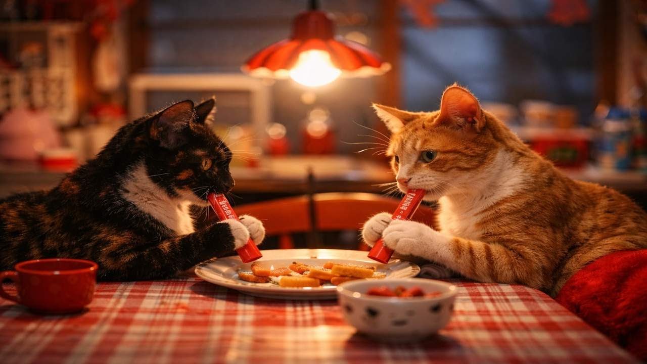 𝘊𝘏𝘌𝘡 𝘚𝘖𝘜𝘓 집사가 잠든 사이 시작되는 은밀한 츄르 파티 🐾 | 츄르처럼 달콤한 선율 🫧