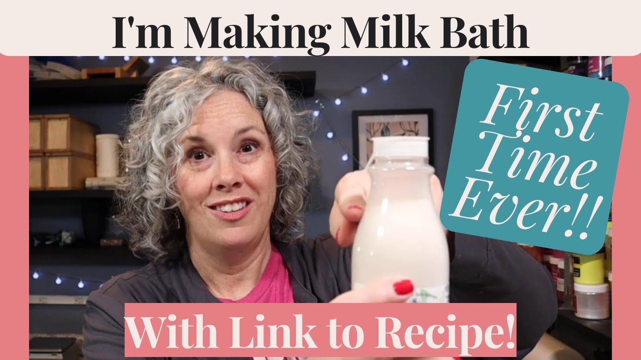 How to Make a Milk Bath | Recipe Linked In Description!