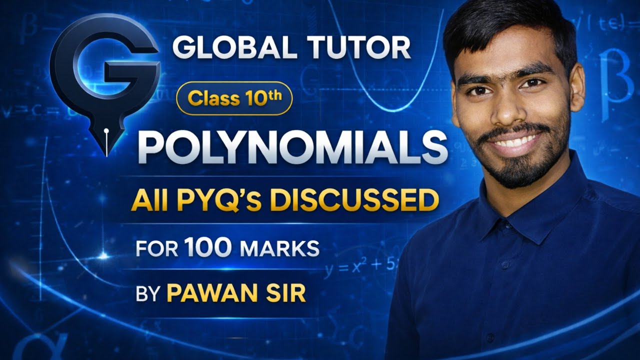 POLYNOMIALS || CONCEPT + PYQ QUESTIONS || CLASS 10TH MATHS || BY PAWAN SIR