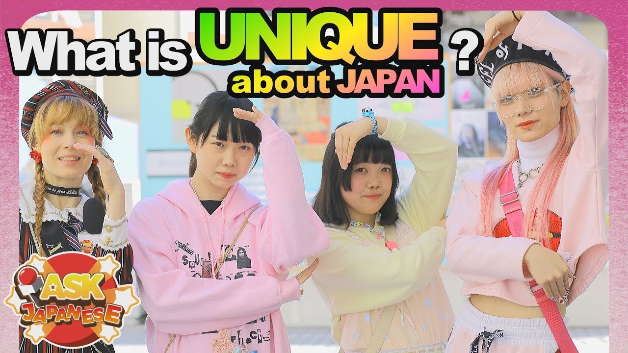 WHAT'S UNIQUE about JAPAN? Ask Japanese girls & boys at Bunka fashion college about Japan