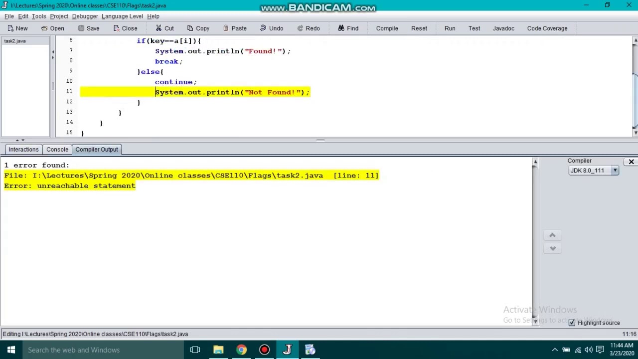 Use of flag variables in Java