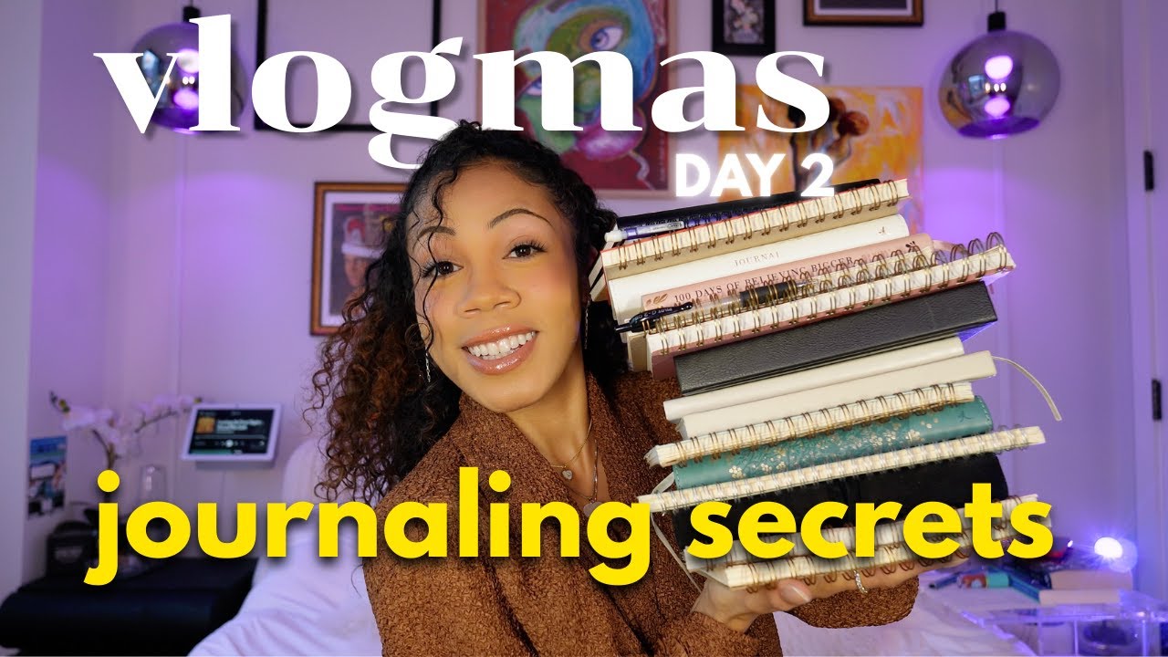 vlogmas day 2 ☃️ | journals that changed my life