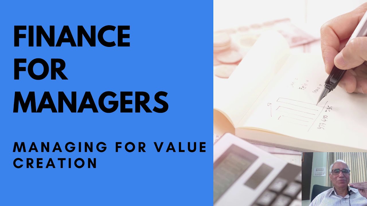FINANCE FOR MANAGERS - An Overview of the Programme