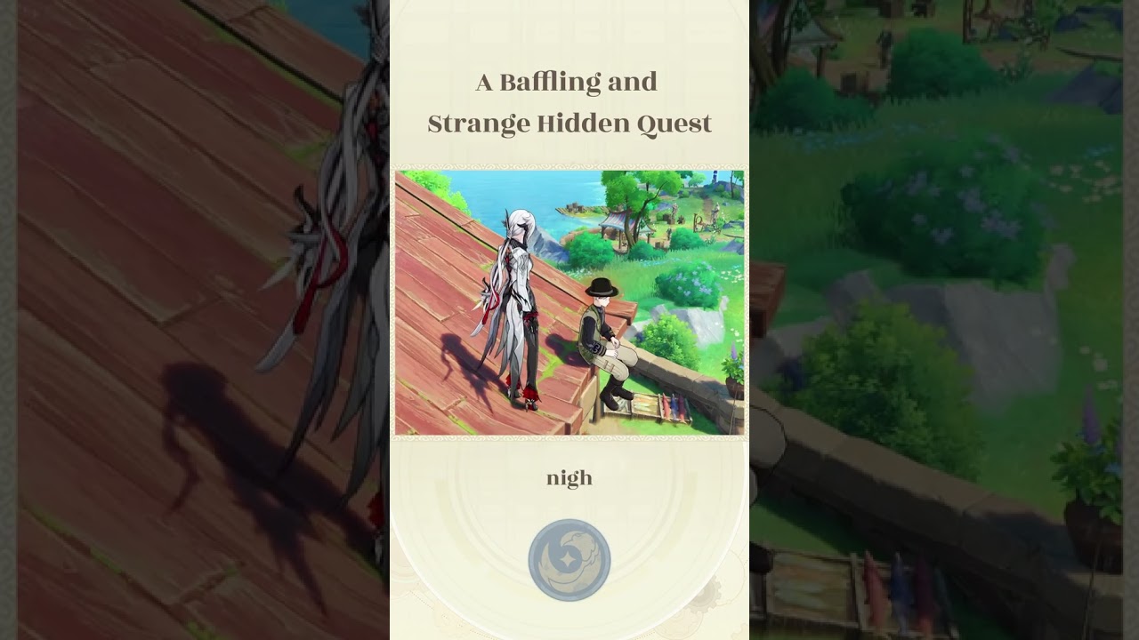 a baffling and strange hidden quest #genshinimpact #genshin