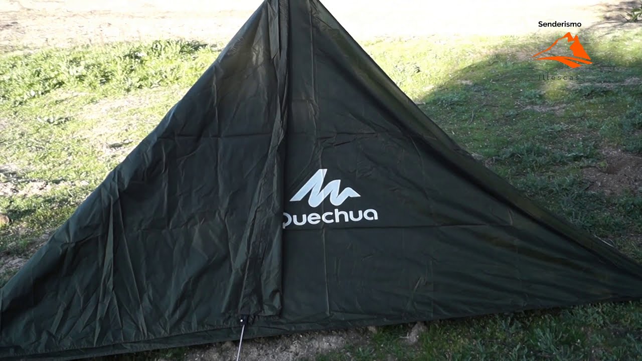 Refugio con tarp 3x3 #refugio #Illescas