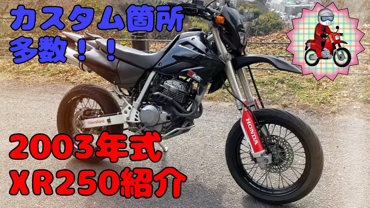 【XR250】フルカスタムのXR250紹介してみた