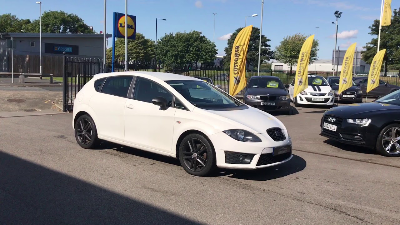 2012 white Seat Leon 2.0 TDI FR DSG 5dr NO DEPOSIT FINANCE AVAILABLE