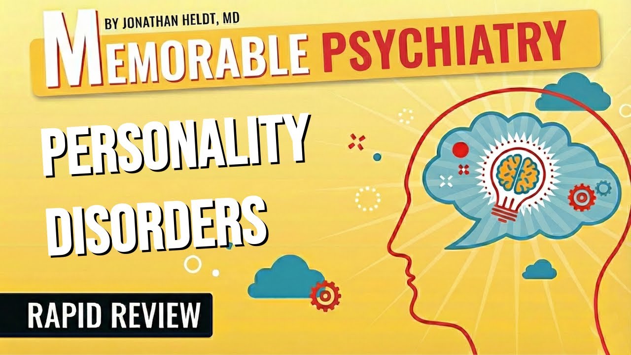 Personality Disorder Mnemonics (Memorable Psychiatry Lecture)