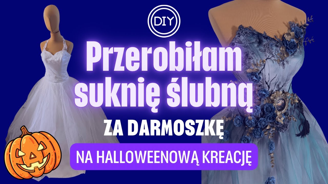 ŁATWE SPOSOBY NA STWORZENIE PIĘKNEJ KREACJI NA BAL! 🎃 TANIE DIY