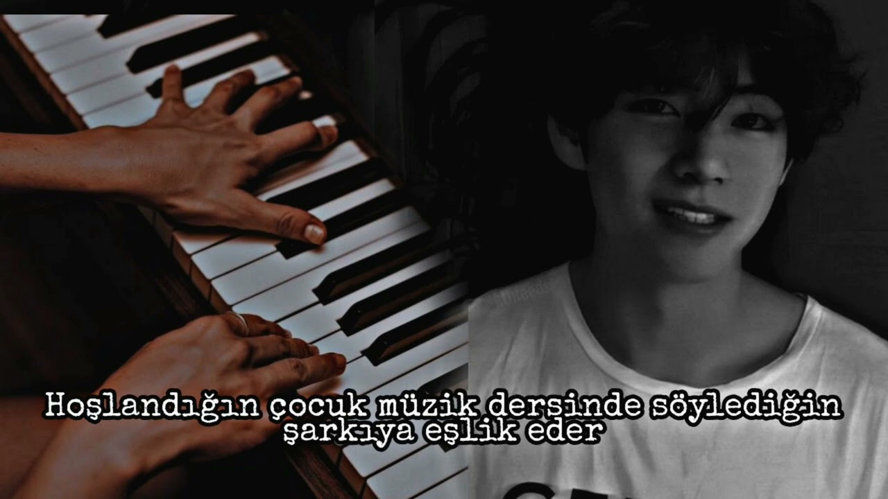 •Kim Taehyung ile hayal et•[Hoşlandığın çocuk müzik dersinde söylediğin şarkıya eşlik eder]#fypシ