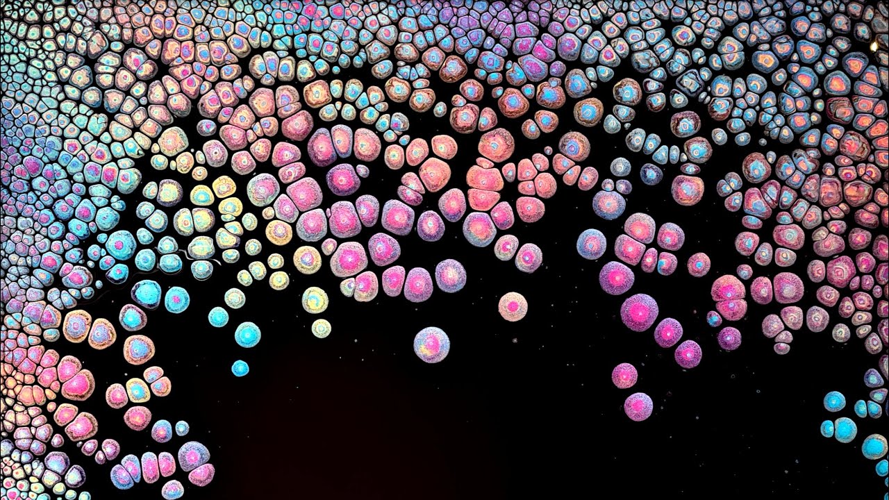 #1182 Incredible Cells In This Metallic Pearl Pour WITHOUT Using Extreme Sheen Paint