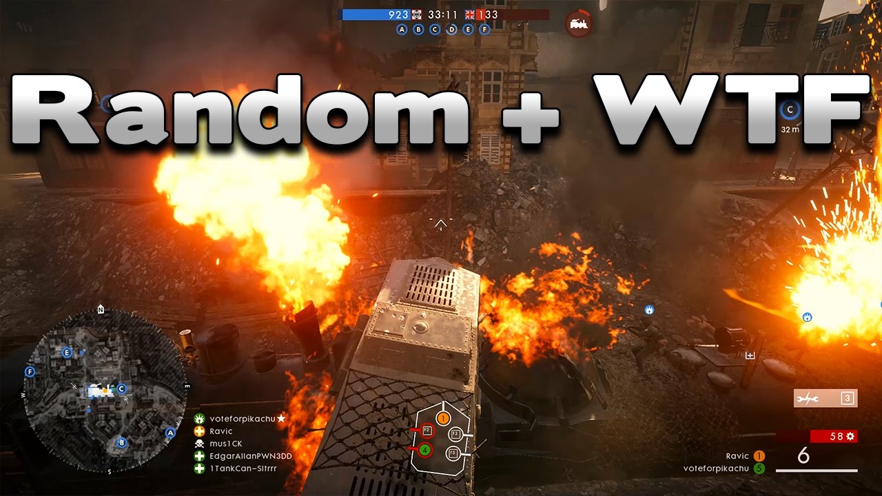 Battlefield 1 Oh look GRENADES - Random + WTF 3