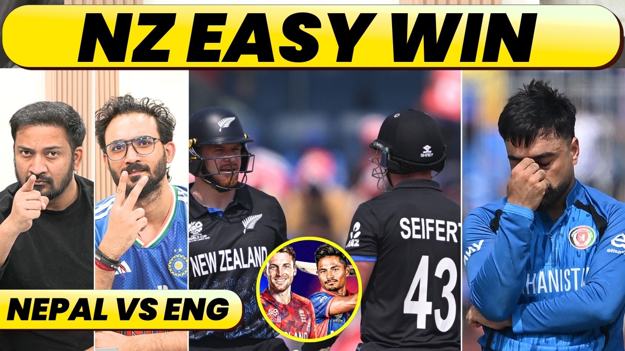 🔴NZ VS AFGHANISTAN: EASY WIN FOR NZ, RASHID KHAN LET AFGHAN DOWN. SEIFERT PHILLIPS HEROES