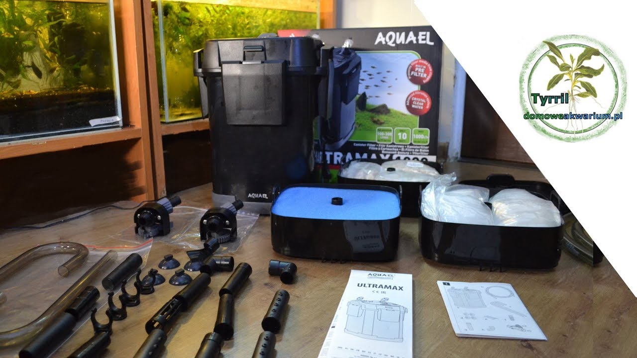 Aquael Ultra max - filtr kanistrowy do akwarium. Pierwsze wrażenie.