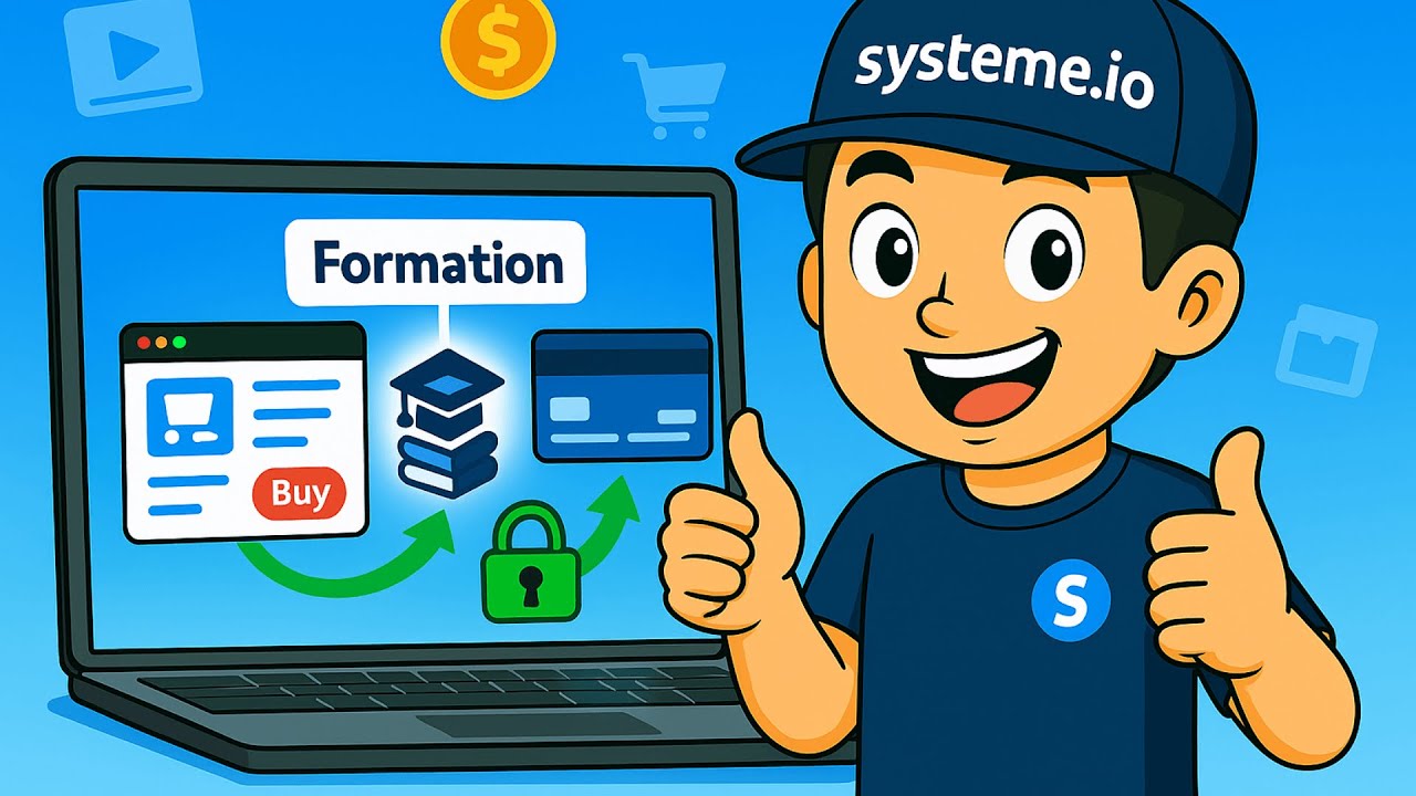 1 000€/mois — Créer & Vendre Ta Formation en Ligne Avec Systeme.io (sans compétences techniques)