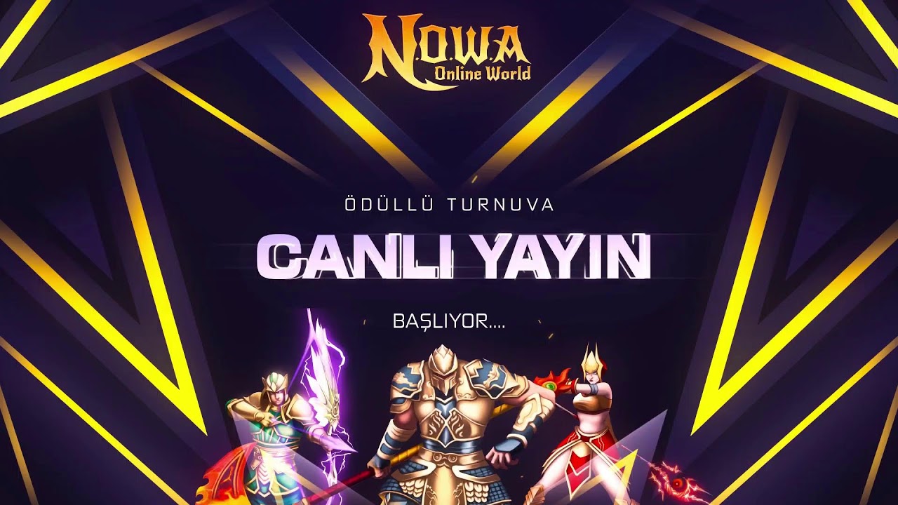 NOWA Online World | 500.000TL ÖDÜLLÜ 8v8 ILK MOBIL MMORPG TURNUVASI