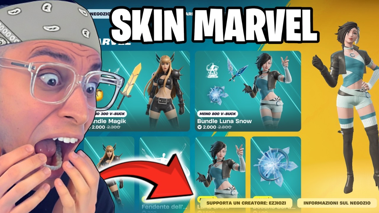🔴 NUOVO AGGIORNAMENTO MARVEL su Fortnite! Codice ezjiozi