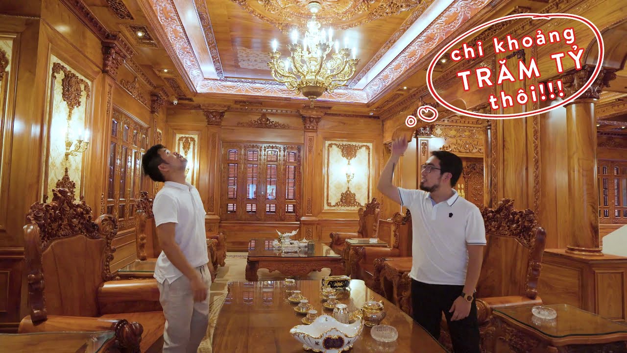Khám phá Biệt thự 100% Gỗ GÕ ĐỎ CHÂU PHI độc nhất Việt Nam [Review Nhà TO #01]