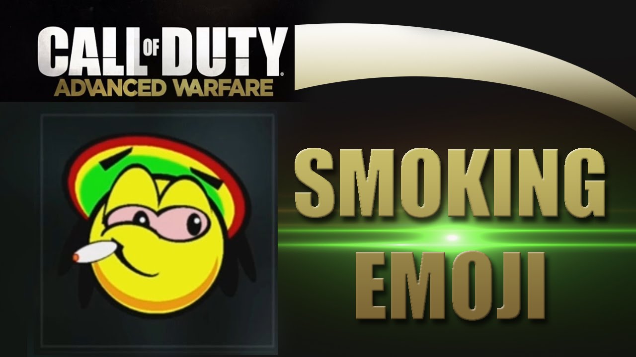 Advanced Warfare - How to make Smoking Emoji Emblem! (TUTORIAL) ORIGINAL