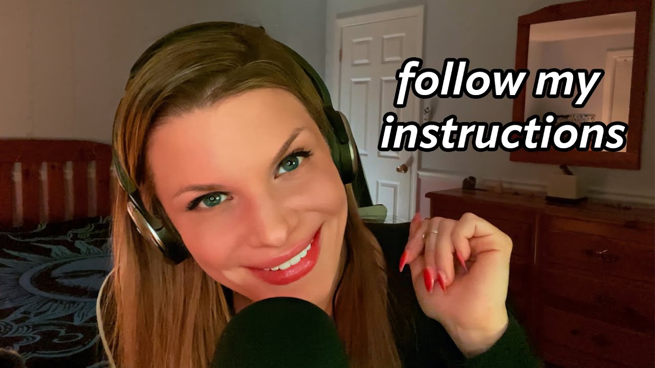ASMR Word Association (Eyes Closed, Follow My Instructions)