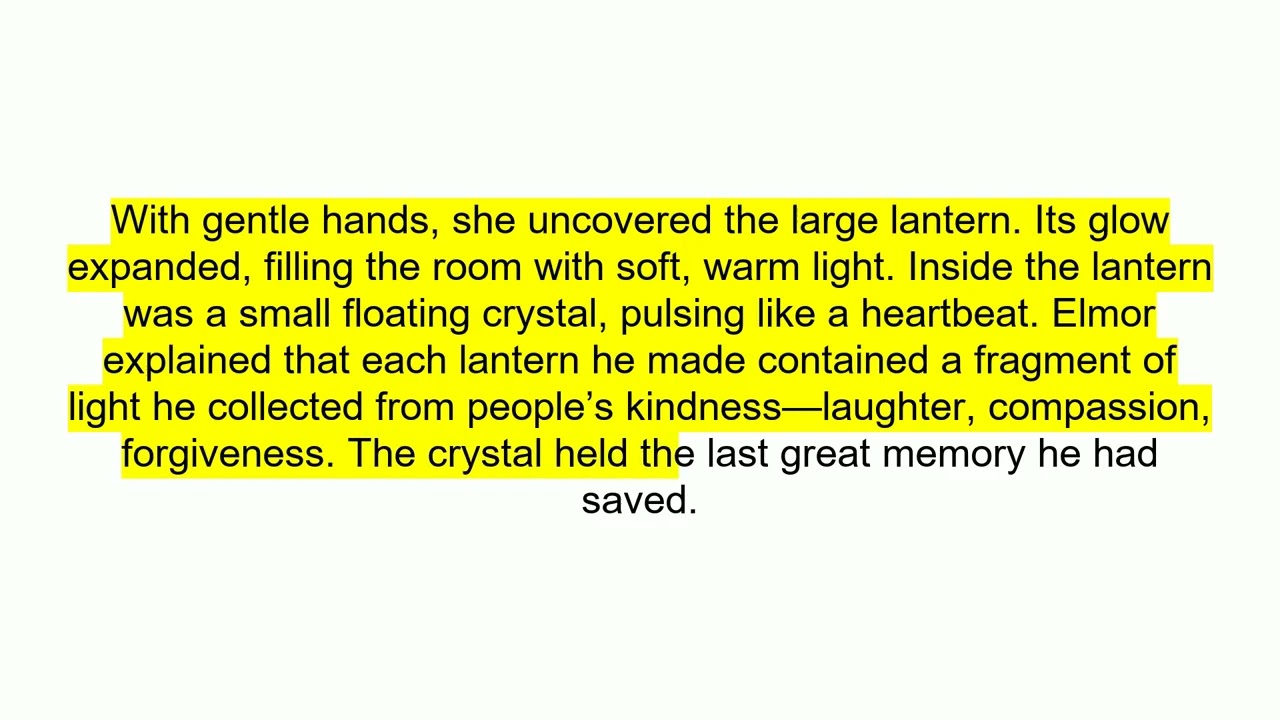 The Lantern Maker’s Secret – english story level 4