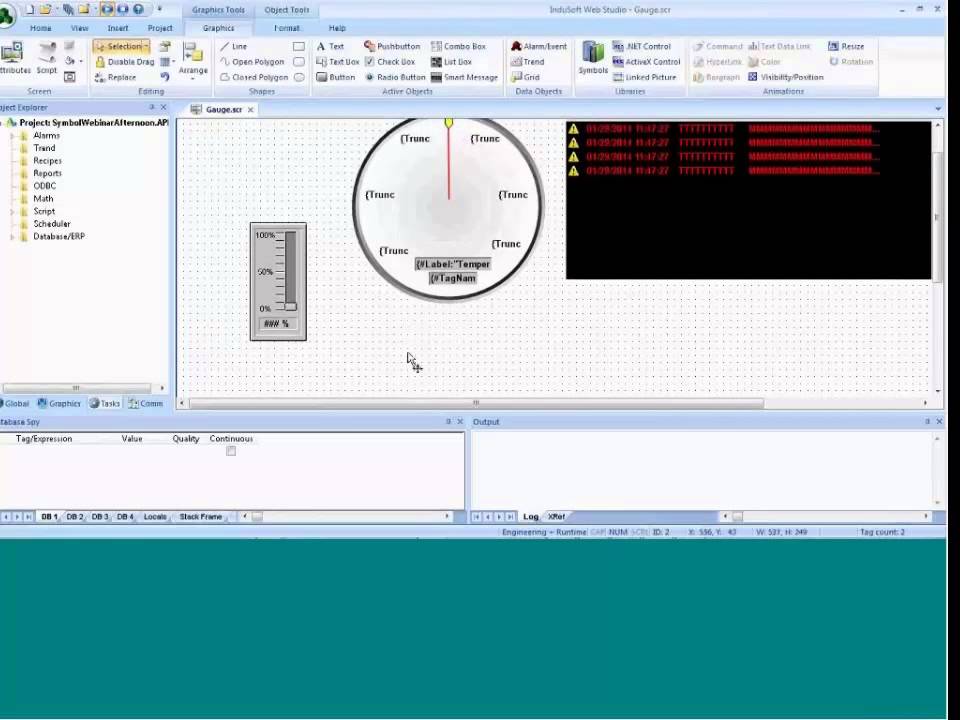 Creating Symbols in InduSoft Web Studio