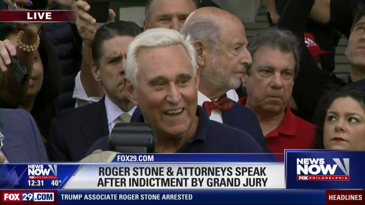 Roger Stone & Attorney Speak After Indictment, Release