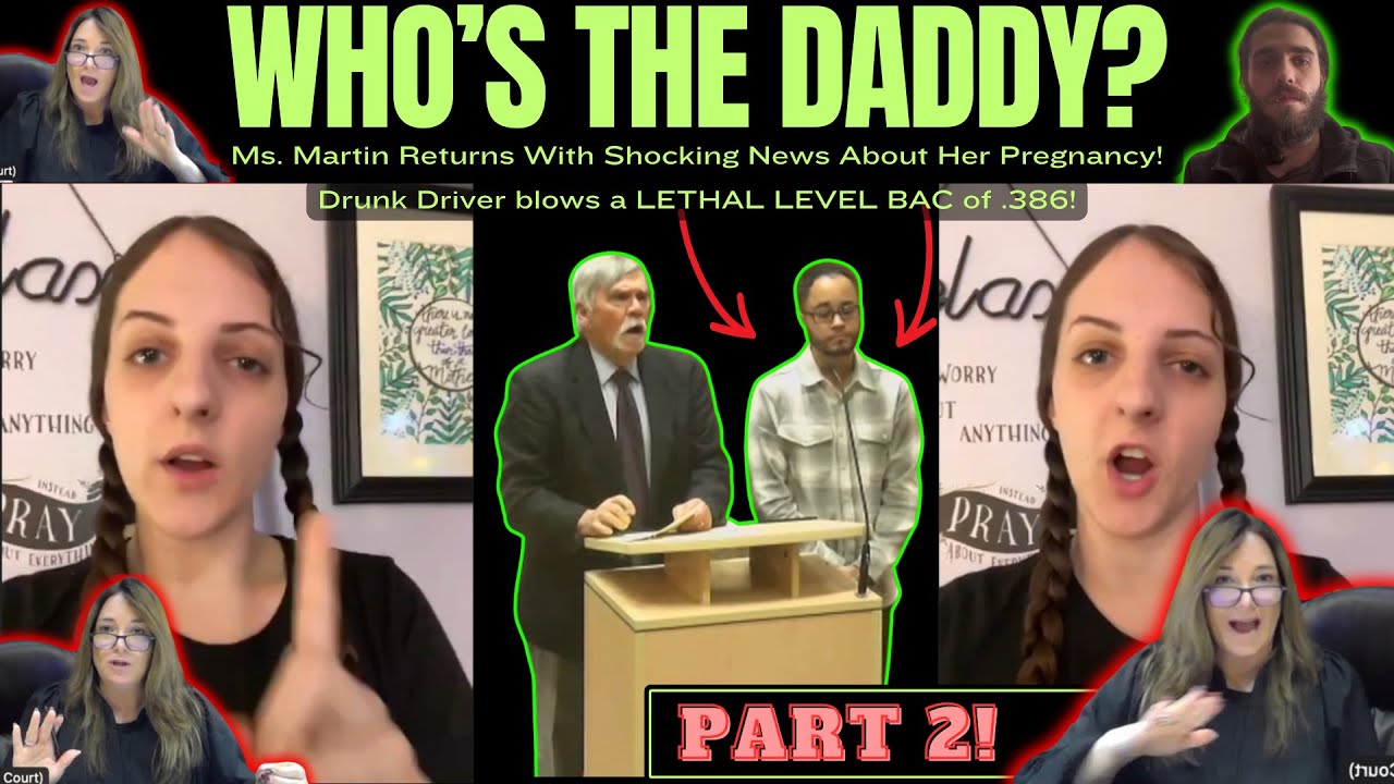 🚨SHOCKING NEWS from Ms. Martin STUNS the Court!😱Is Defendant The Father?🤯Drunk Driver Blew .386 BAC!
