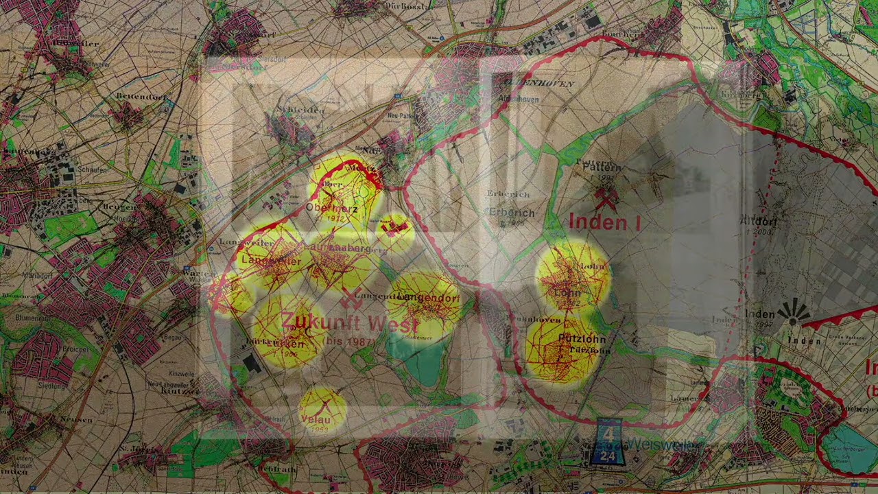 Dörfer die im Rheinland abgebaggert wurden 1956 - 2020 excerpt BRAND II, die ab 23 bleiben stehn