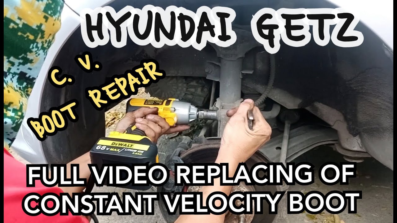 REPLACING THE AXLE C.V. BOOT OF HYUNDAI GETZ