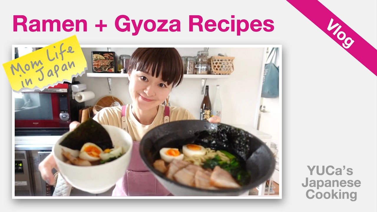 Quick & Easy Homemade Ramen Recipe 🍜 + Japanese Gyoza Recipe 🥟 | Mom's Life in Japan 🇯🇵 | 24 Hours