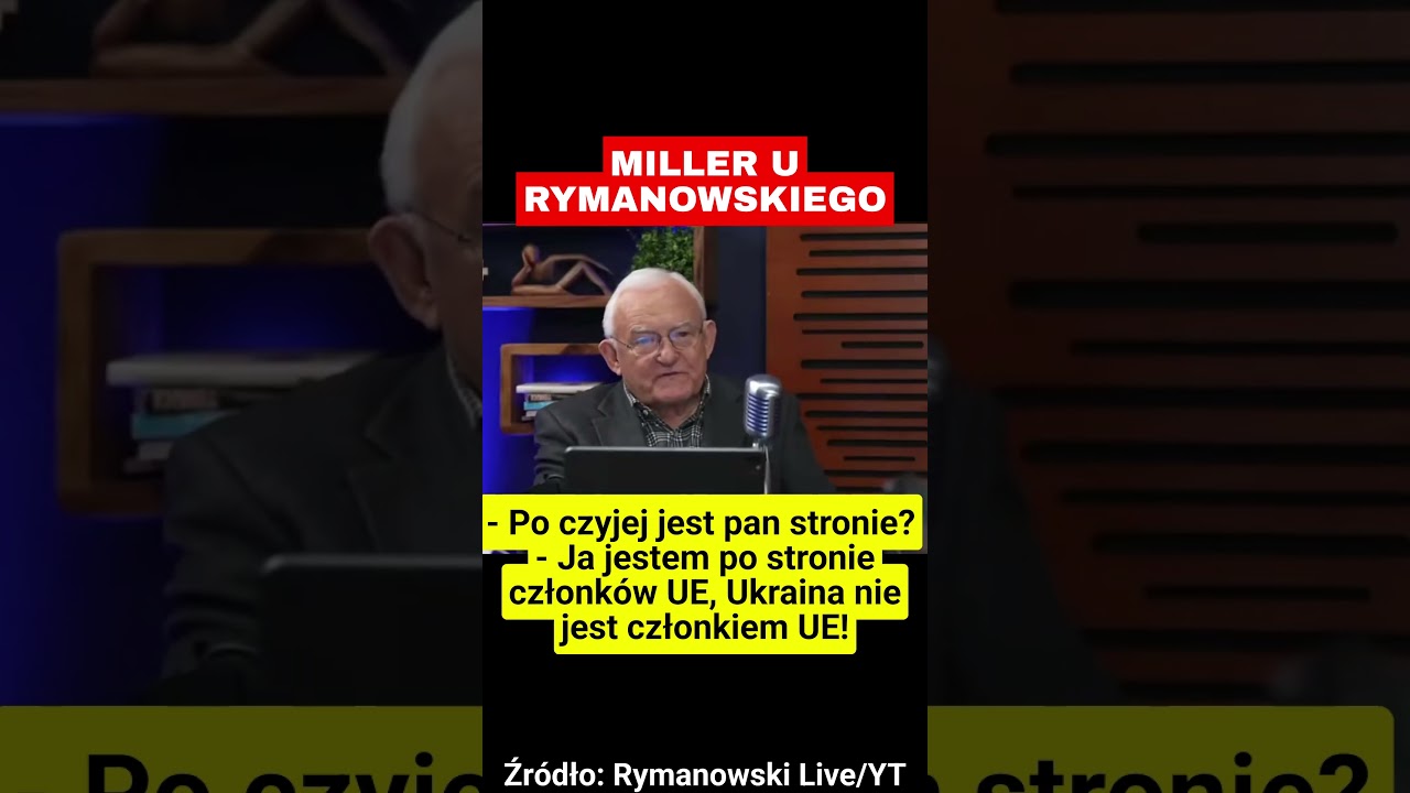 MILLER U RYMANOWSKIEGO STOI PO STRONIE WĘGIER I SŁOWACJI, NIE UKRAINY!