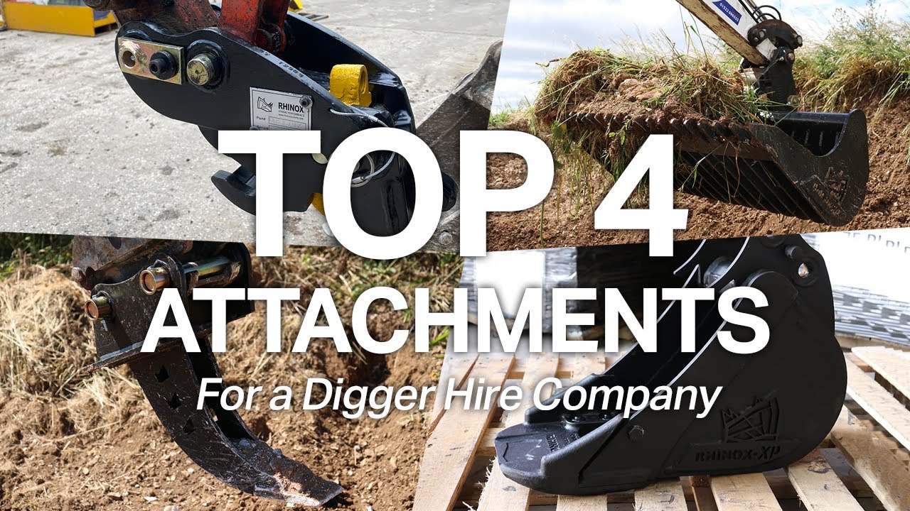 Top 4 Excavator Attachments You Can Hire Out to Make Money!