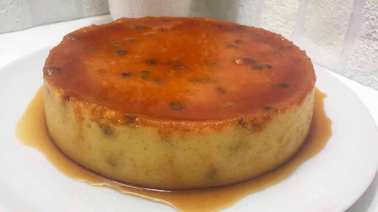 gâteau de semoule aux raisins et caramel