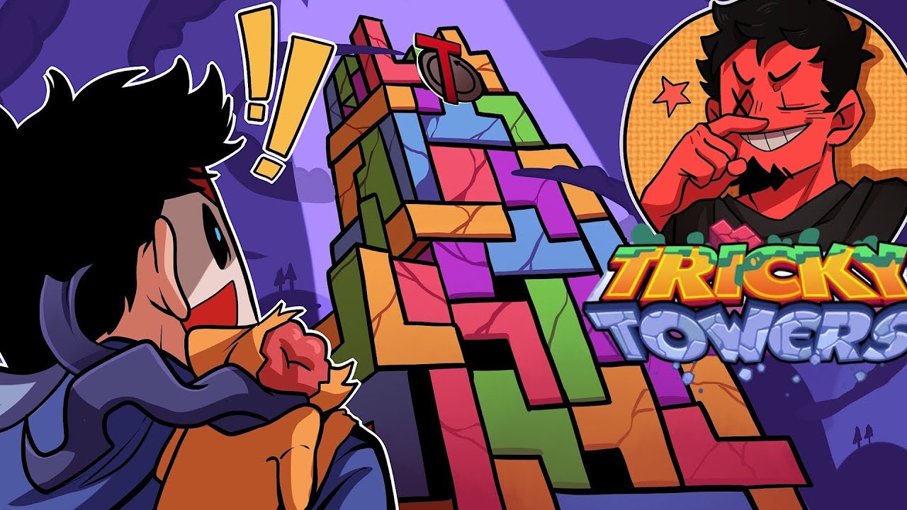 THE NEW AVENGERS TOWER! | Tricky Towers (w/ H2O Delirious & DeadSquirrel)