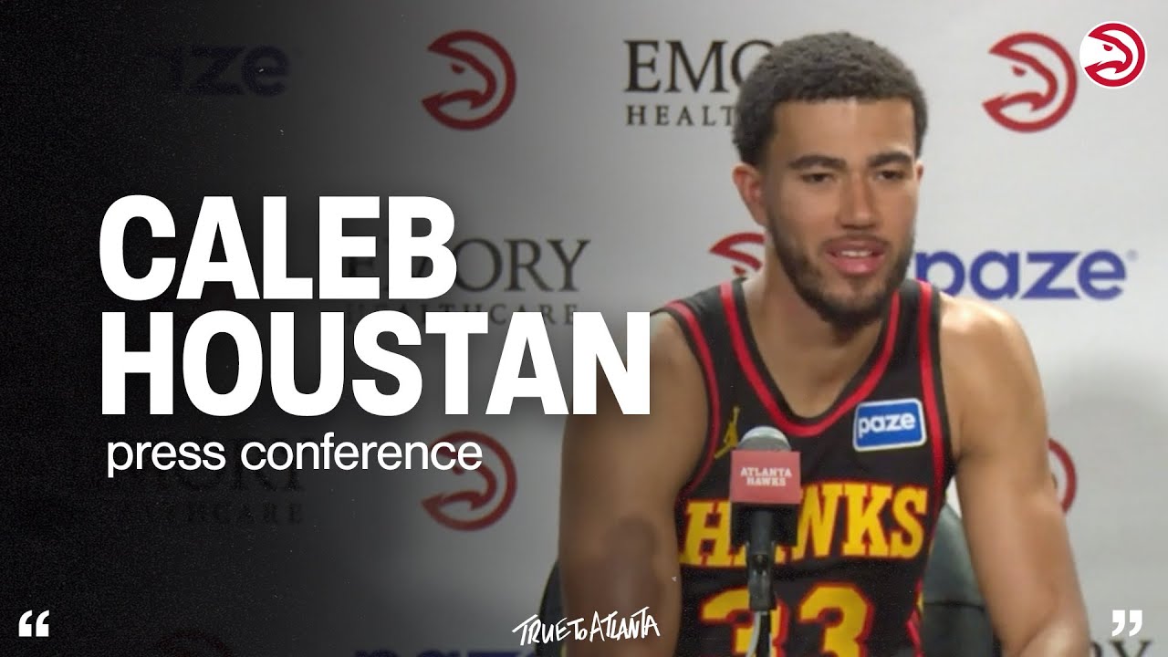 Caleb Houstan Press Conference | Atlanta Hawks Media Day 2025