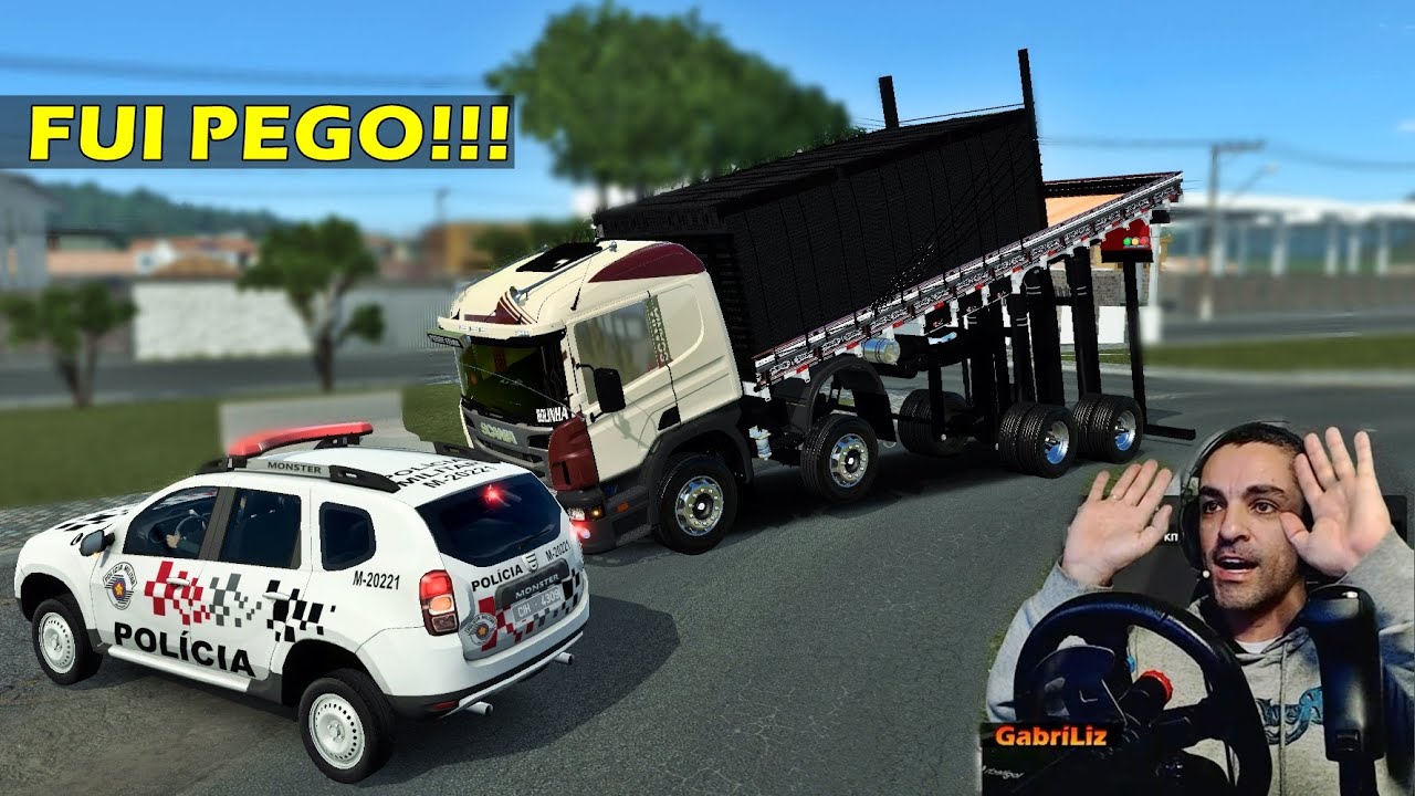 TENTEI FUGIR MAS FUI PEGO PELA POLICIA - Vida de Caminhoneiro #190 - Euro Truck Simulator 2