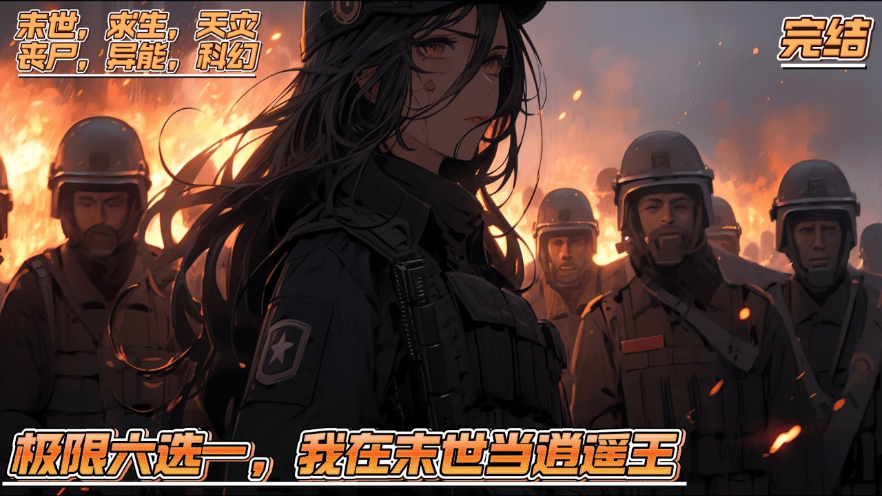 【完结】《极限六选一，我在末世当逍遥王》末世降临！罗琛触发六选一，果断选 “我全都要”，解锁五种神级异能！两界穿梭囤黄金，携美女杀丧尸、灭仇敌！徒手接子弹、空间斩强敌，五种异能叠加横推一切！