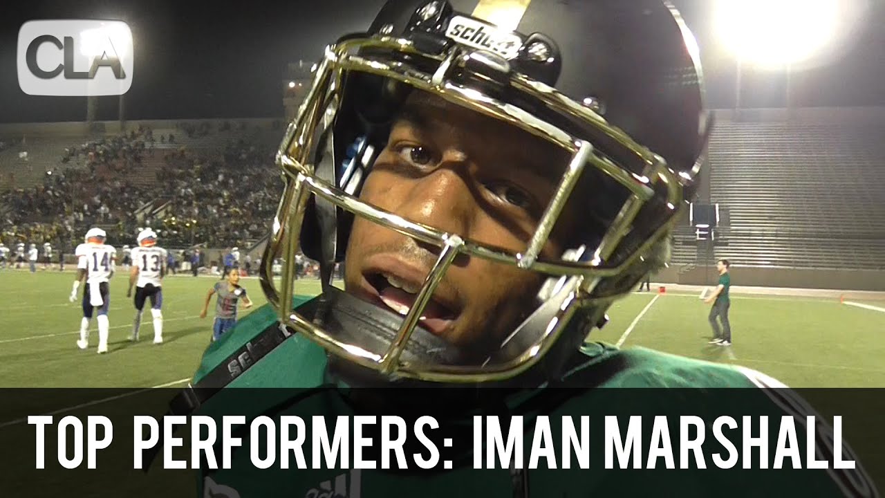 Iman Marshalll (DB/2015) Highlight Mixtape (LB Poly vs Westlake) - CollegeLevelAthletes.com