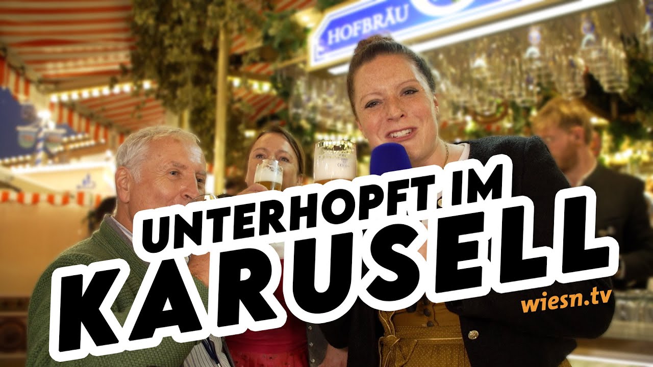 Anja im Weissbierkarusell Fahrenschon | Schmankerl | Oktoberfest 2025