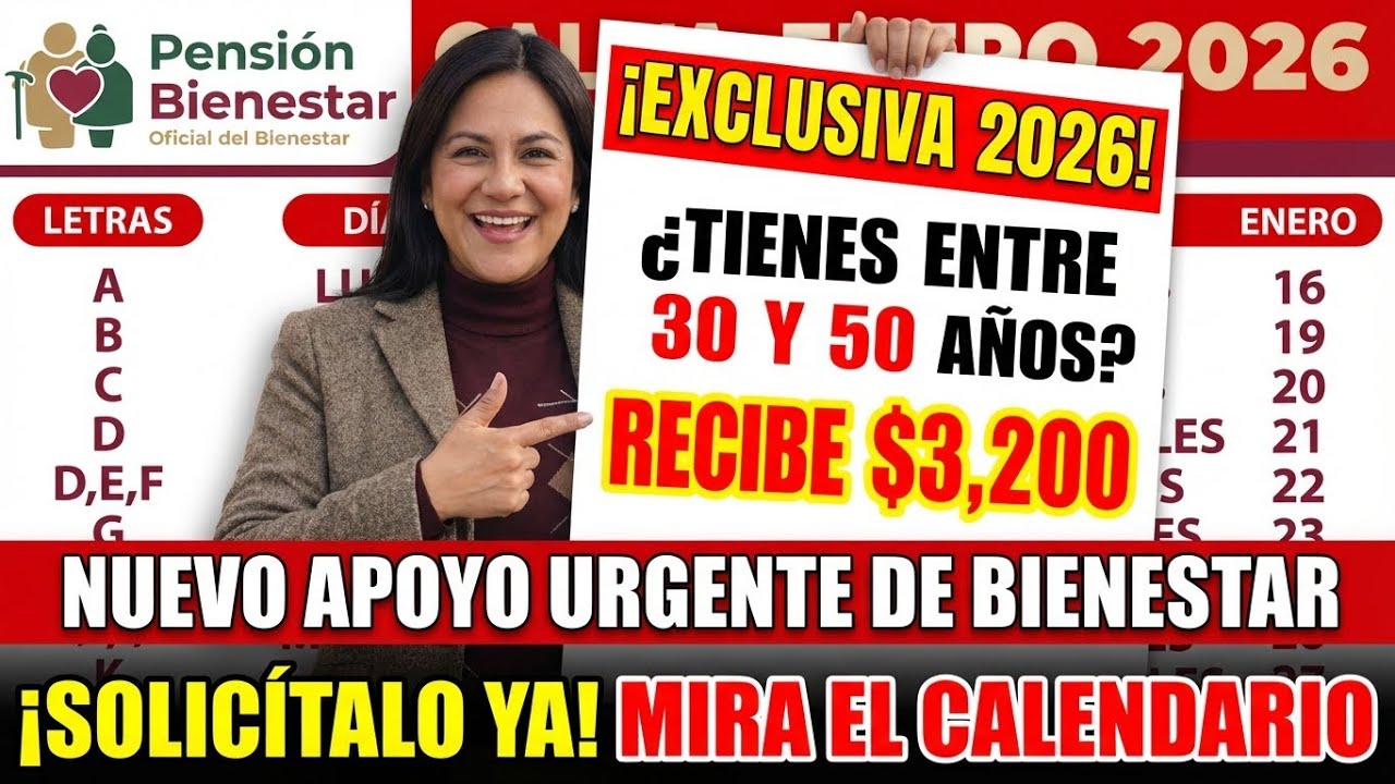 💰¿Tienes 30 a 50? Este apoyo es para ti🎉