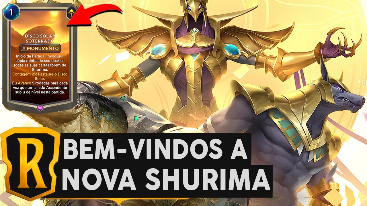NOVO DISCO SOLAR FICOU INSANO - ASCENDENTES NV3 SEM MEDO | MONO SHURIMA DECK | LEGENDS OF RUNETERRA