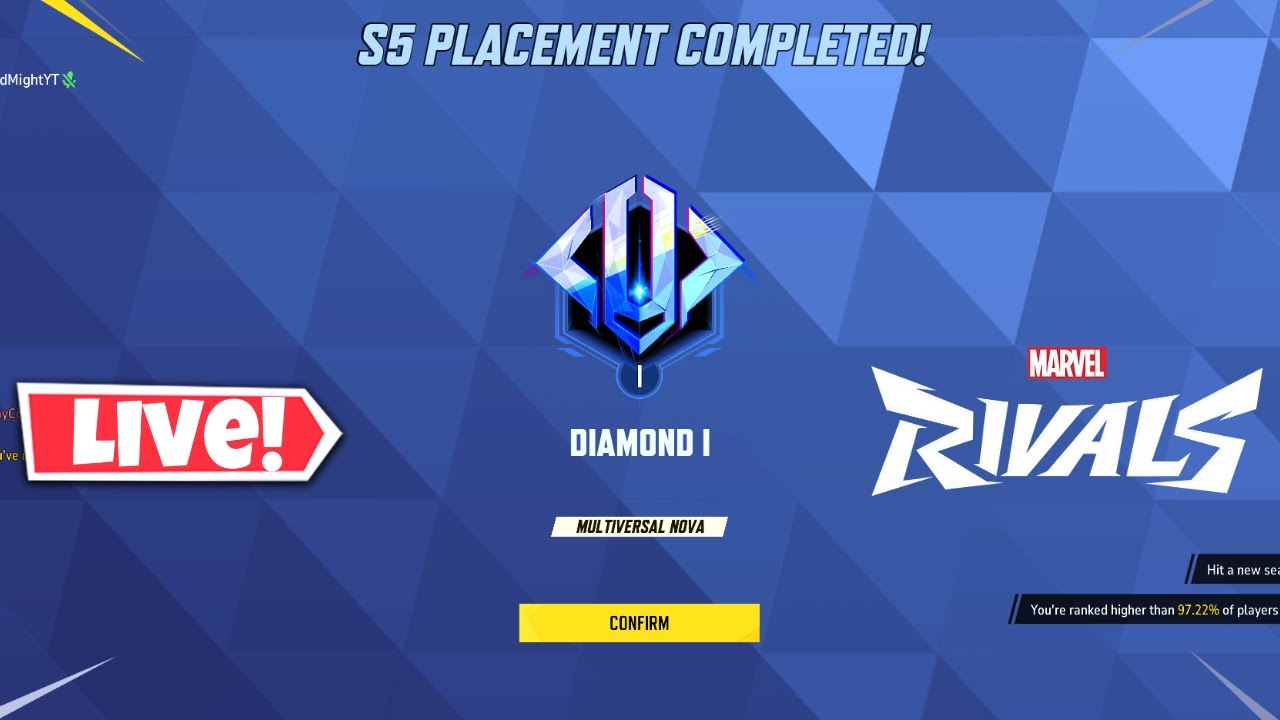 Marvel Rivals Season 5 Competitive and Quick Matches with Friends (Placed in Diamond I Yesterday)