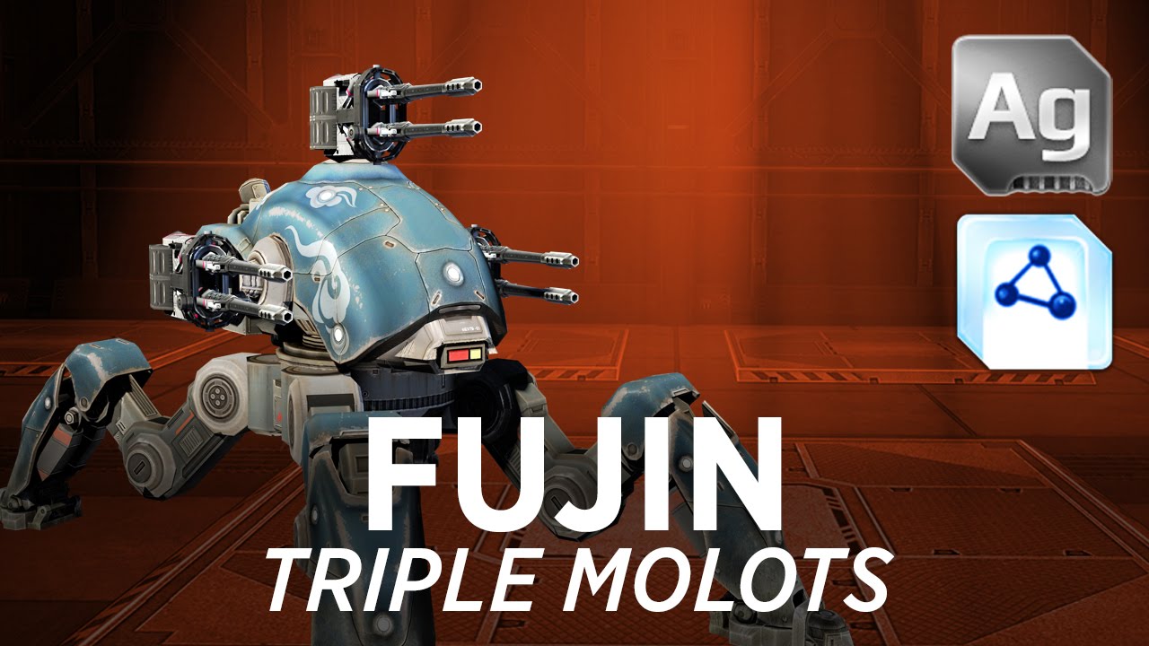 War Robots [WR] - Fujin Triple Molots (w/ gameplay)