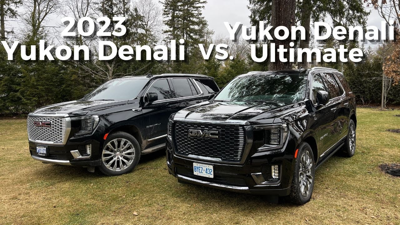 Who Will Win this Epic SUV Showdown? 2023 GMC Yukon Denali vs. Denali Ultimate
