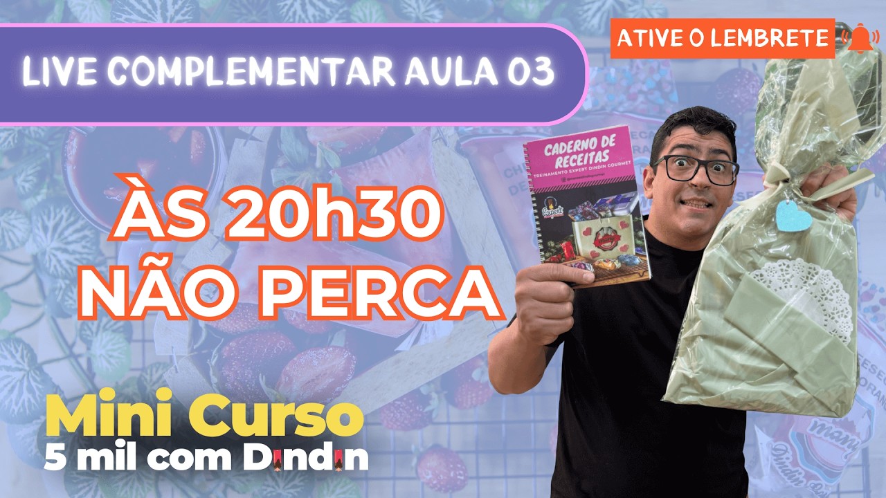 3° Live tira dúvidas da Aula 3 do Mini Curso 5 Mil com Dindin | Manoel Netto